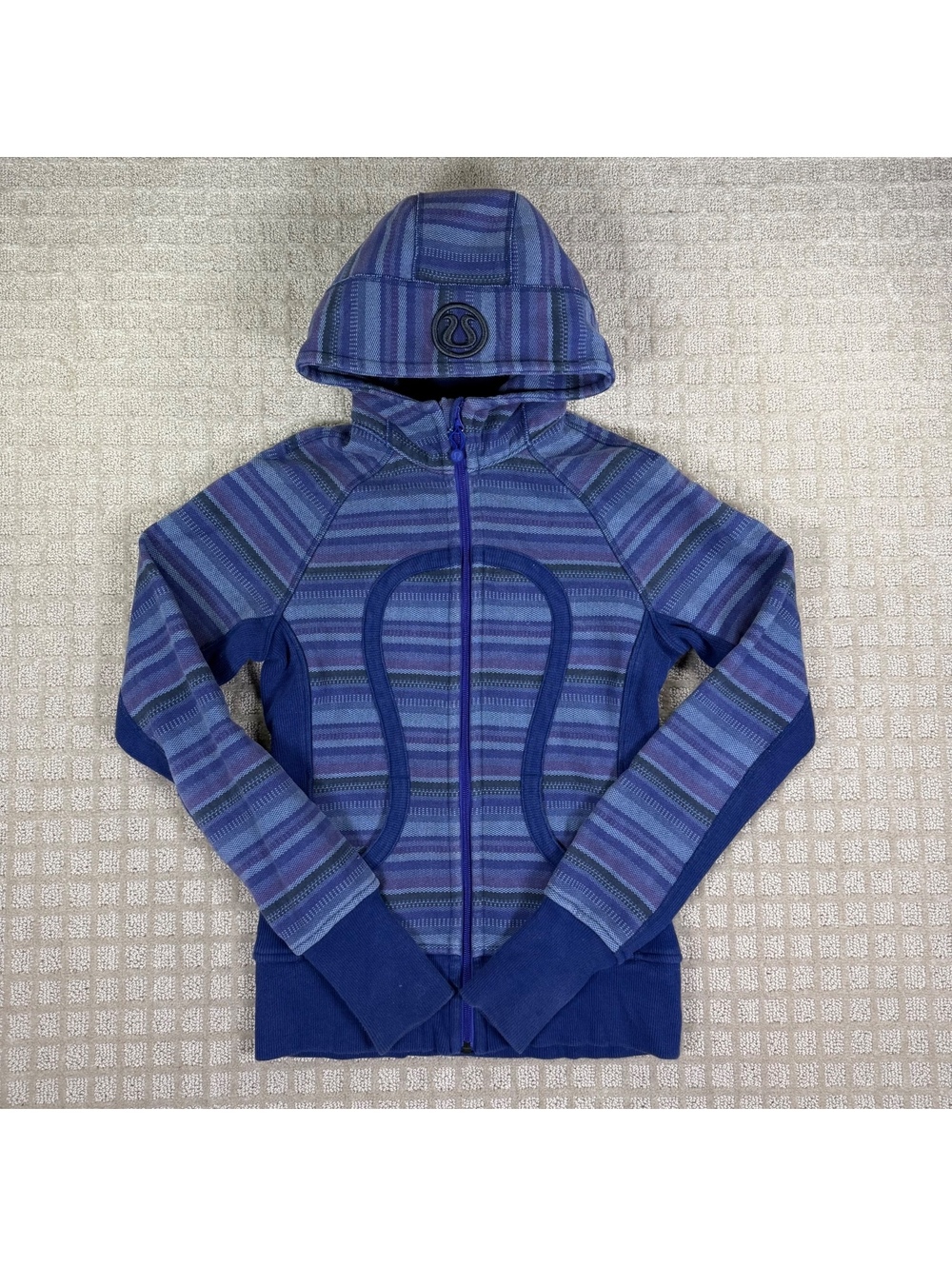 Lululemon Scuba Striped Zip Hoodie 4